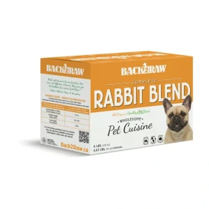 Back2Raw, Complete - Rabbit Blend - 1.81 kg - 4 x 1 lb - Pet Home | The Perfect Pet Supplies Shopping Experience