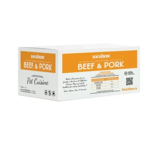 Back2Raw, Complete, Patty - Beef & Pork Blend - 5.44 kg(12x0.45kg) - Pet Home | The Perfect Pet Supplies Shopping Experience