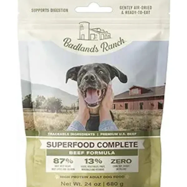 Badlands Ranch - Superfood Complete Grain-Free Beef Air-Dried Dog Food - Pet Home | The Perfect Pet Supplies Shopping Experience