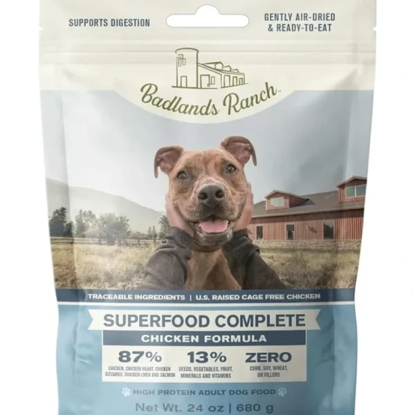 Badlands Ranch - Superfood Complete Grain-Free Chicken Air-Dried Dog Food - Pet Home | The Perfect Pet Supplies Shopping Experience