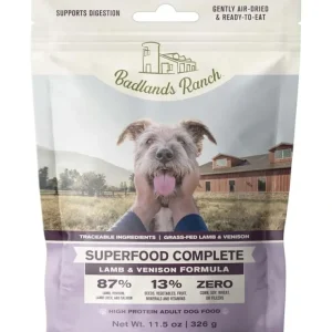 Badlands Ranch - Superfood Complete Grain-Free Lamb Venison Air-Dried Dog Food - Pet Home | The Perfect Pet Supplies Shopping Experience