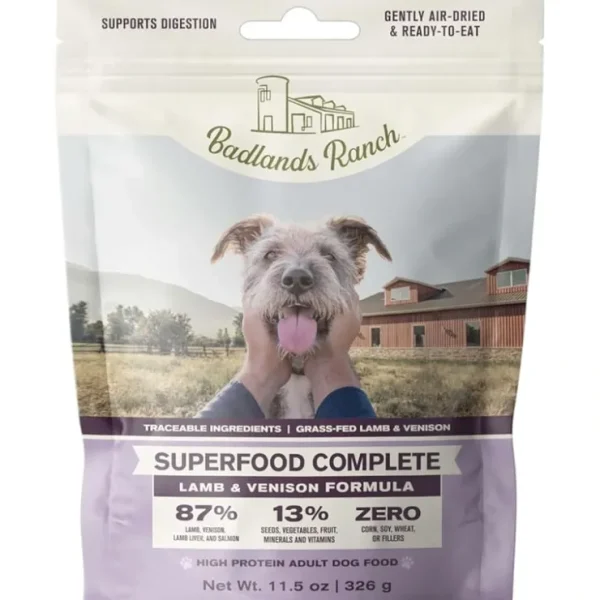 Badlands Ranch - Superfood Complete Grain-Free Lamb Venison Air-Dried Dog Food - Pet Home | The Perfect Pet Supplies Shopping Experience