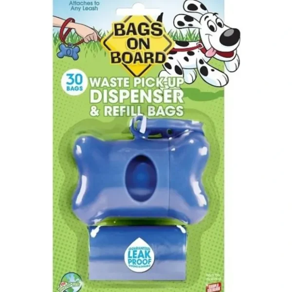Bags on Board Blue Bone Dispenser - Pet Home | The Perfect Pet Supplies Shopping Experience