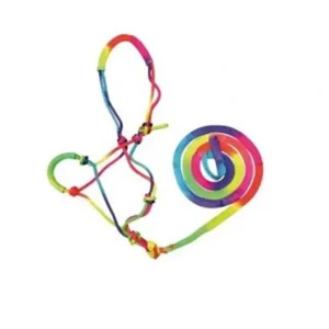 Bambino Knotted Halter and Lead Rainbow PONY - Pet Home | The Perfect Pet Supplies Shopping Experience