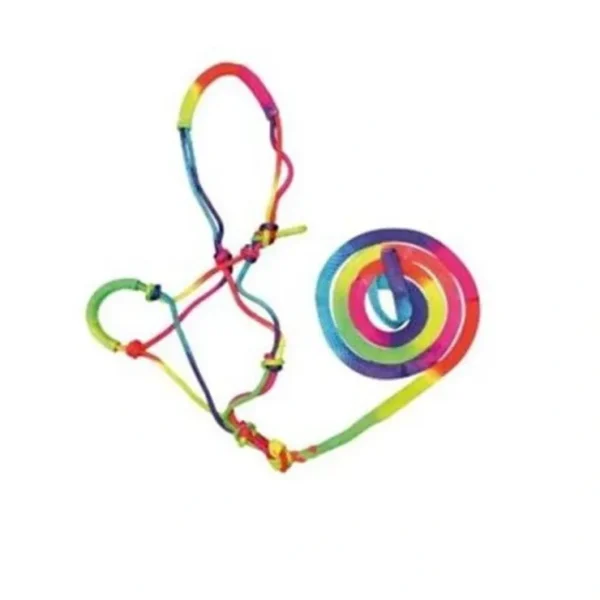 Bambino Knotted Halter and Lead Rainbow PONY - Pet Home | The Perfect Pet Supplies Shopping Experience