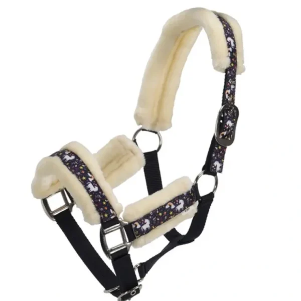 Bambino Nylon Unicorn Halter - Navy Unicorn - Pet Home | The Perfect Pet Supplies Shopping Experience