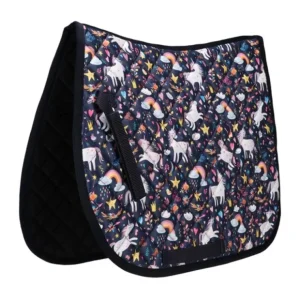 Bambino Pony Saddle Pad - Navy Unicorn - Pet Home | The Perfect Pet Supplies Shopping Experience