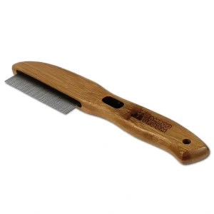 Bamboo Groom Flea Comb with 77 Rotating Pins - Pet Home | The Perfect Pet Supplies Shopping Experience