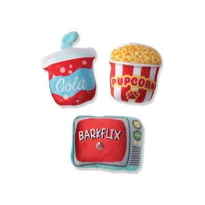 Barkflix 3 Piece Small Dog Toy Set with Squeakers - Pet Home | The Perfect Pet Supplies Shopping Experience