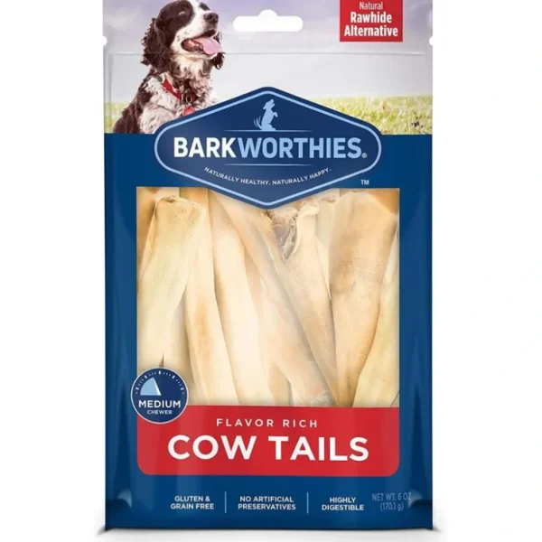 Barkworthies All Natural Cow Tail Dog Chews - Pet Home | The Perfect Pet Supplies Shopping Experience
