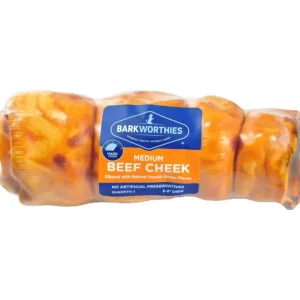 Barkworthies Beef Cheek Dipped Peanut Butter Dog Treat (Medium) - Pet Home | The Perfect Pet Supplies Shopping Experience