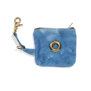 Basic Blue Cotton Canvas Poop Bag Pouch - Pet Home | The Perfect Pet Supplies Shopping Experience