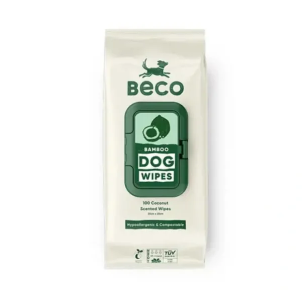 Beco Bamboo Wipes Coconut Scented 80pk - Pet Home | The Perfect Pet Supplies Shopping Experience