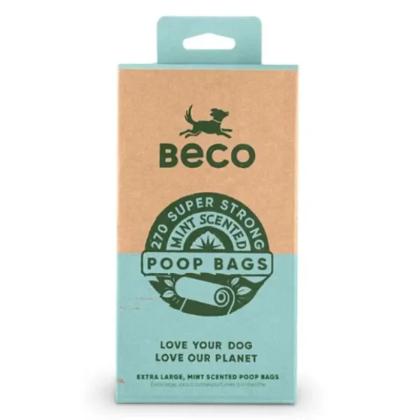 Beco Mint Scented Poop Bags 270pk - Pet Home | The Perfect Pet Supplies Shopping Experience