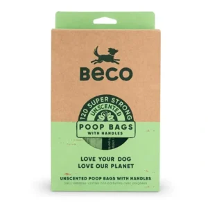 Beco Unscented Poop Bags with Handles 120pk - Pet Home | The Perfect Pet Supplies Shopping Experience