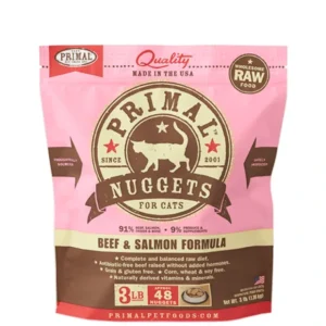 Beef & Salmon Nuggets Grain-Free Frozen Raw Cat Food, 3# - Pet Home | The Perfect Pet Supplies Shopping Experience