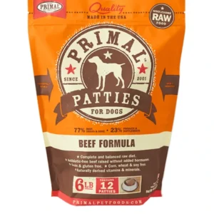 Beef Patties Grain-Free Frozen Raw Dog Food, 6# - Pet Home | The Perfect Pet Supplies Shopping Experience