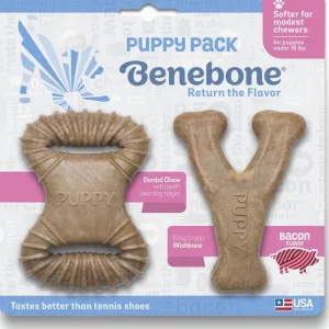 Benebone - Puppy Tiny 2-Pack Dog Chew Toy - Pet Home | The Perfect Pet Supplies Shopping Experience