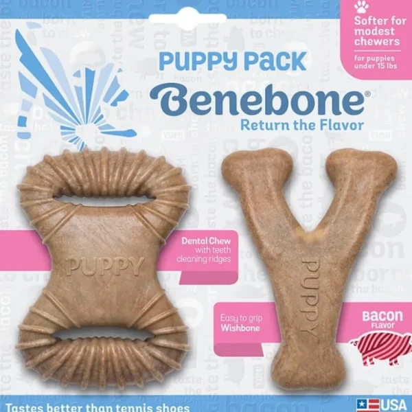 Benebone Puppy Dental Dog Chew Toy Pack - Pet Home | The Perfect Pet Supplies Shopping Experience