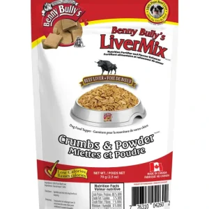 Benny Bully's, Crumbs & Powder - Beef Liver - 70 g  - Dog Treat - Pet Home | The Perfect Pet Supplies Shopping Experience