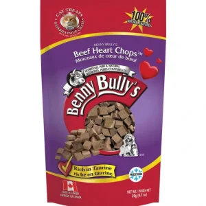Benny Bully's, Feline Beef Heart Chops - 20 g - Cat Treat - Pet Home | The Perfect Pet Supplies Shopping Experience