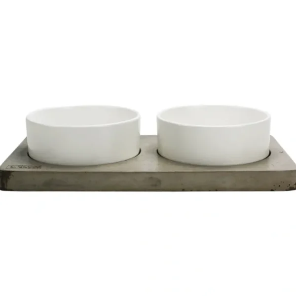 BeOneBreed, Bowl Duo on Concrete Base - Pet Home | The Perfect Pet Supplies Shopping Experience
