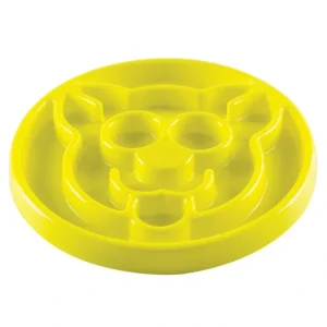 BeOneBreed, Feline, Slow Feeder - Yellow - 8" - Cat Auto Feeder - Pet Home | The Perfect Pet Supplies Shopping Experience