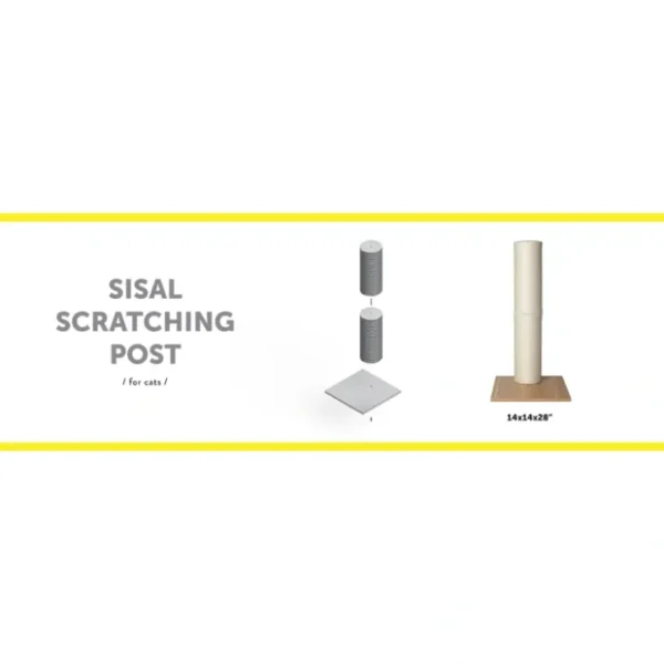 BeOneBreed Sisal Scratching Post - Pet Home | The Perfect Pet Supplies Shopping Experience