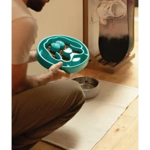 BeOneBreed, Slow Feeder - Turquoise - Large - Dog Auto Feeder - Pet Home | The Perfect Pet Supplies Shopping Experience