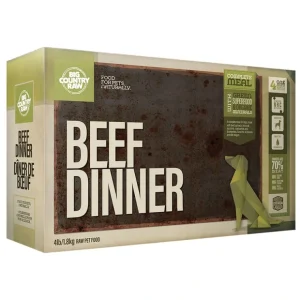Big Country Raw, Beef Dinner - 4 lb - Frozen Dog Food - Pet Home | The Perfect Pet Supplies Shopping Experience