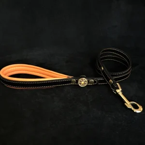 ''Bijou'' leather lead orange - Pet Home | The Perfect Pet Supplies Shopping Experience