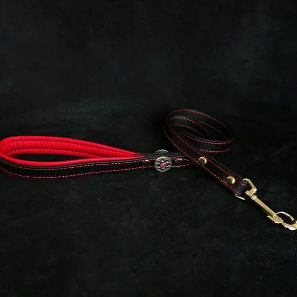 ''Bijou'' leather lead red - Pet Home | The Perfect Pet Supplies Shopping Experience