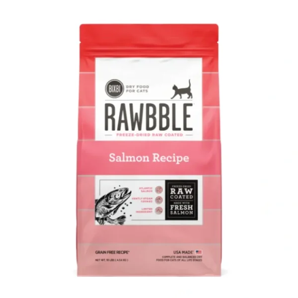 Bixbi Rawbble Dry Food for Cats Salmon Recipe (3 LB) - Pet Home | The Perfect Pet Supplies Shopping Experience