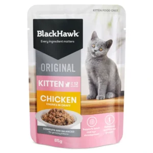 BlackHawk Kitten Chicken in Gravy 85g x 12 - Pet Home | The Perfect Pet Supplies Shopping Experience