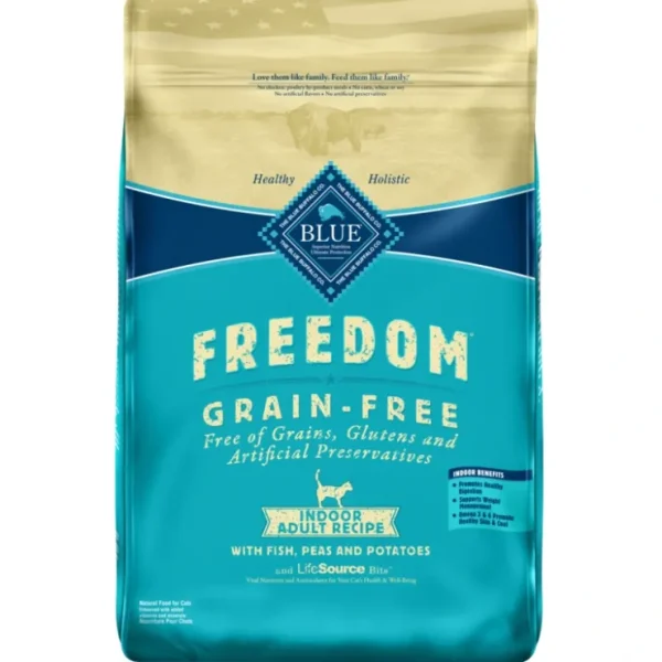 Blue Buffalo Freedom Fish Grain Free Indoor Dry Cat Food - Pet Home | The Perfect Pet Supplies Shopping Experience