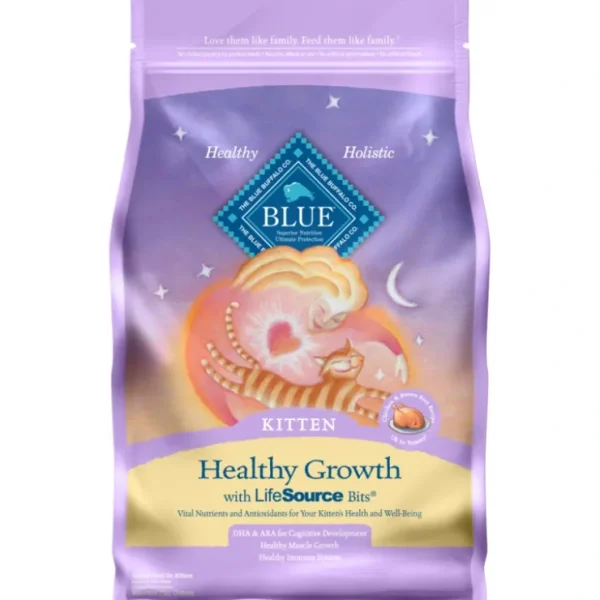 Blue Buffalo Healthy Growth Natural Chicken &Brown Rice Kitten Dry Cat Food - Pet Home | The Perfect Pet Supplies Shopping Experience