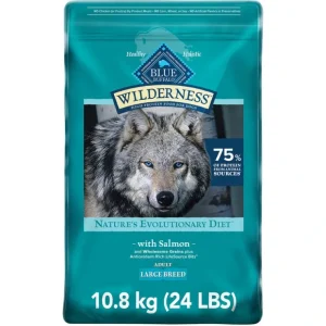 Blue Buffalo, Wilderness with More Meat & Wholesome Grains Large Breed Adult Dog - Salmon - Dry Dog  - Pet Home | The Perfect Pet Supplies Shopping Experience