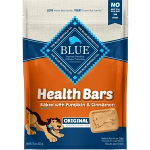 Blue Health Bars Baked With Pumpkin & Cinnamon Dog Treats - Pet Home | The Perfect Pet Supplies Shopping Experience