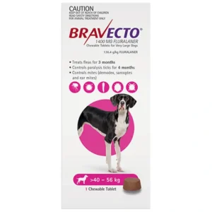 Bravecto for Extra Large Dogs 40 - 56 kg Single Chew - Pet Home | The Perfect Pet Supplies Shopping Experience