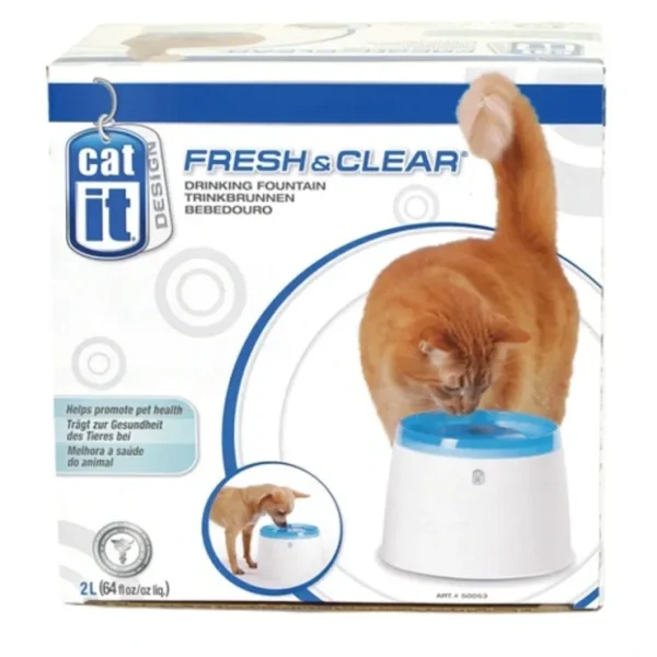 Catit Design Fresh & Clear Cat Drinking Fountain 2 Litres - Pet Home | The Perfect Pet Supplies Shopping Experience