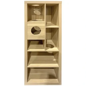 4 Cats & Dogs Home Furnishing Inc., Cliff Jr Shelf - Oak - Pet Home | The Perfect Pet Supplies Shopping Experience