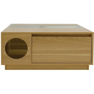 4 Cats & Dogs Home Furnishing Inc., Coco Coffee Table - Oak - Pet Home | The Perfect Pet Supplies Shopping Experience