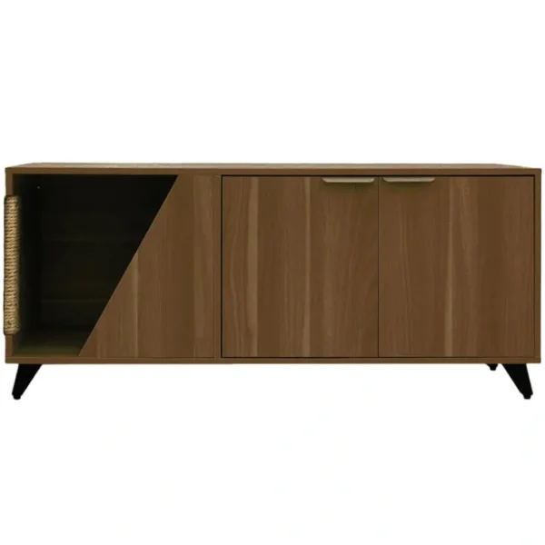 4 Cats & Dogs Home Furnishing Inc., Jessie Cat Cabinet - Walnut - Pet Home | The Perfect Pet Supplies Shopping Experience