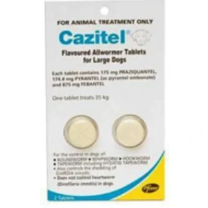 Cazitel Allwomer for dogs 35kg pack of 2 tablets - Pet Home | The Perfect Pet Supplies Shopping Experience