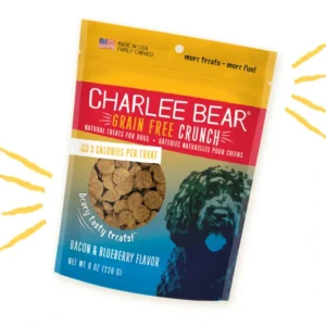Charlee Bear Grain Free Crunch Bacon &Blueberry Dog Treats - Pet Home | The Perfect Pet Supplies Shopping Experience