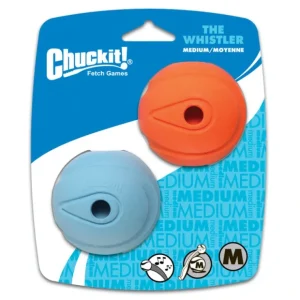 Chuckit!, Whistle Ball - 2 Pk - Toss Dog Toy - Pet Home | The Perfect Pet Supplies Shopping Experience