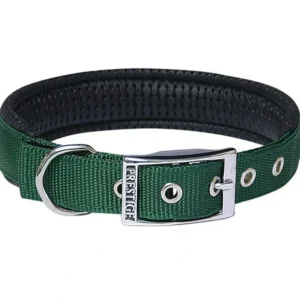 *CLEARANCE* Soft Padded Nylon Collar 1" X 28" (71cm) - Green - Pet Home | The Perfect Pet Supplies Shopping Experience