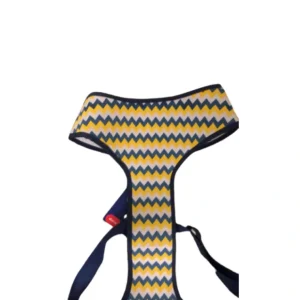 **CLEARANCE*Weatherbeeta Comfort Dog Harness Blue and Yellow Chevron Medium - Pet Home | The Perfect Pet Supplies Shopping Experience