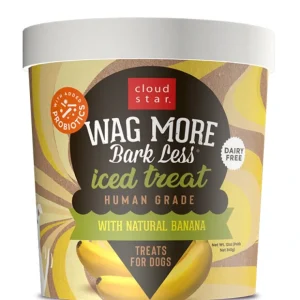 Cloud Star WAG MORE BARK LESS ICED TREAT WITH NATURAL BANANA, 12 Oz - Pet Home | The Perfect Pet Supplies Shopping Experience