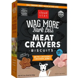 Cloud Star Wag More Bark Less Meat Cravers Biscuits Chicken & Chicken Jerky for Dogs (12 oz) - Pet Home | The Perfect Pet Supplies Shopping Experience